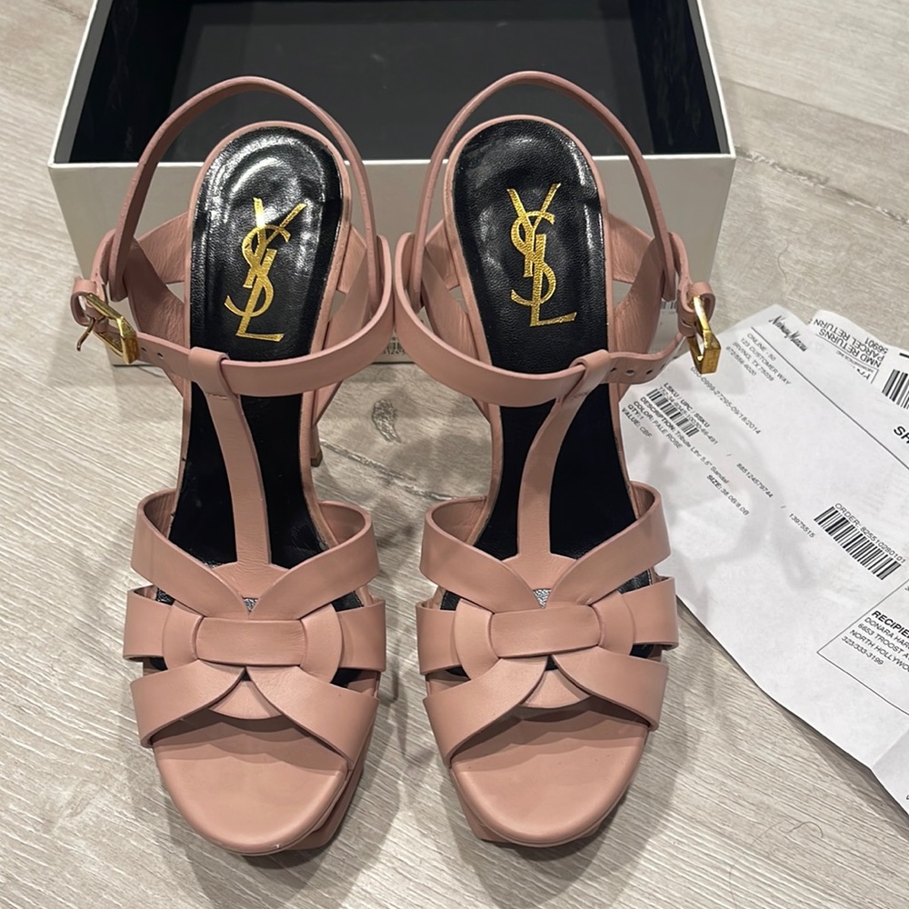 YSL, pale rose color, size 38. Very good condition